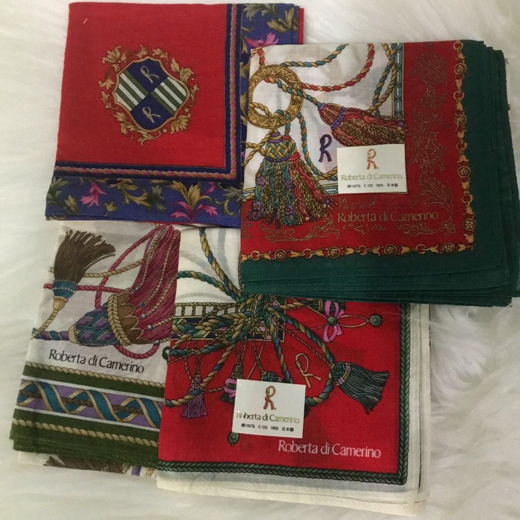 Roberta De Camerino 100% Cotton Handkerchief
